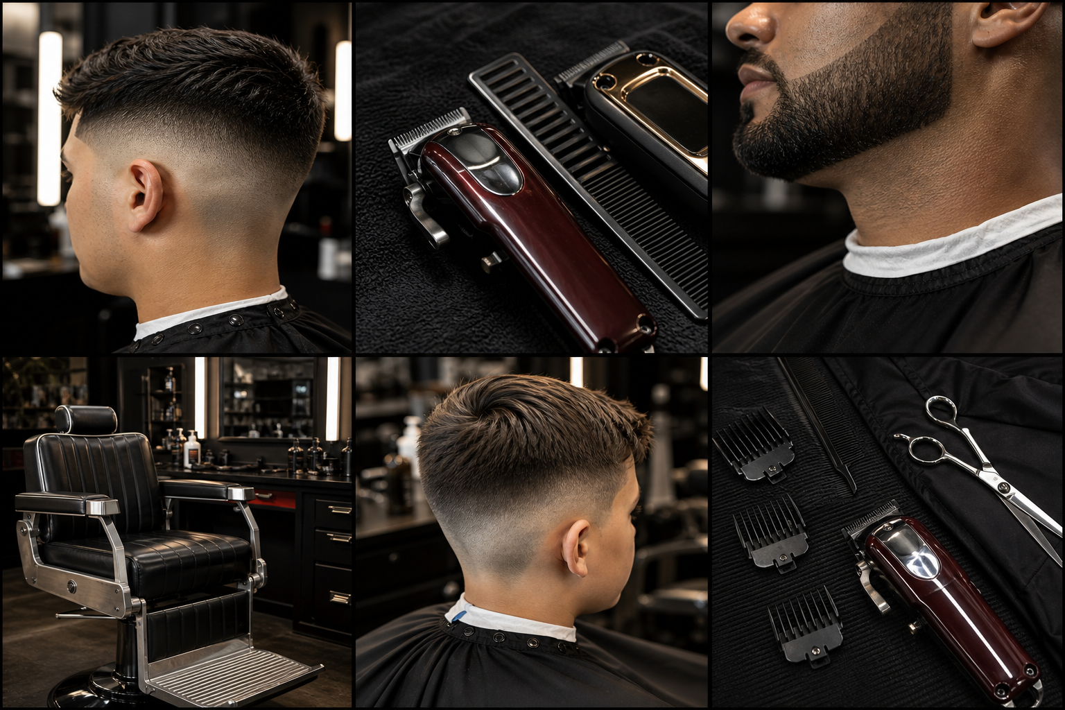 Fresh skin fade haircut side profile